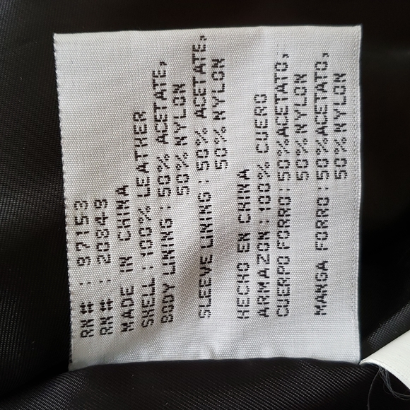 Planet Hollywood leather jacket - Picture 4 of 6